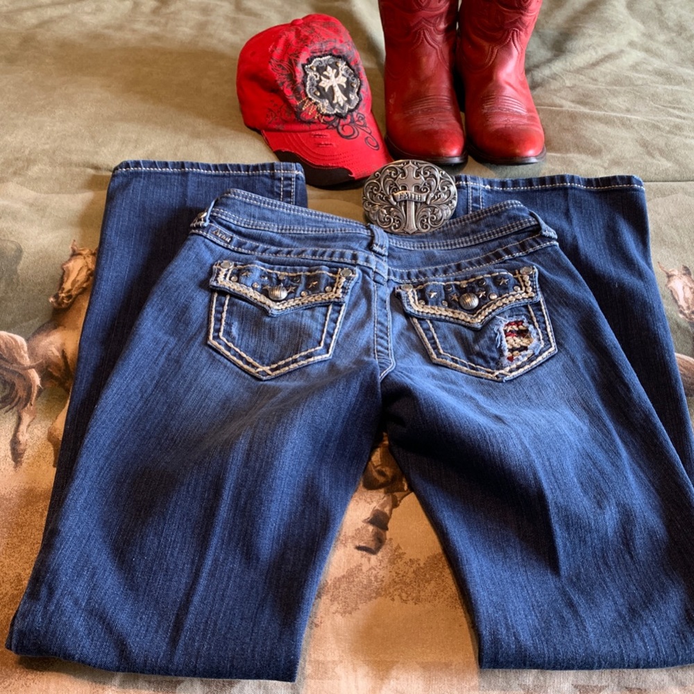 Ariat Denim,GORGEOUS”Turquoise,” 26R,Patriotic🇺🇸